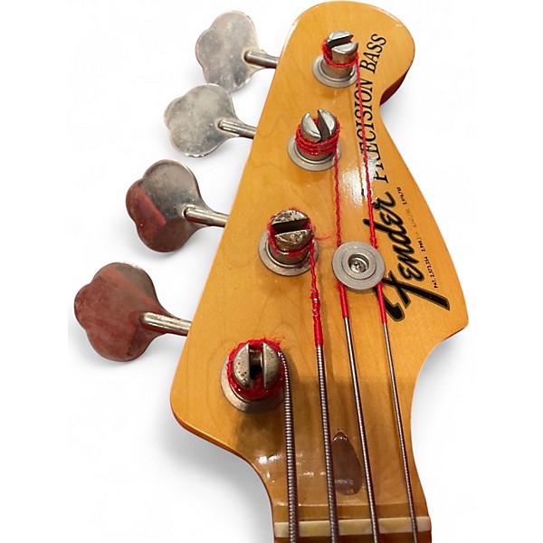 Vintage 1976 Fender Precision Bass Sunburst Electric Bass Guitar