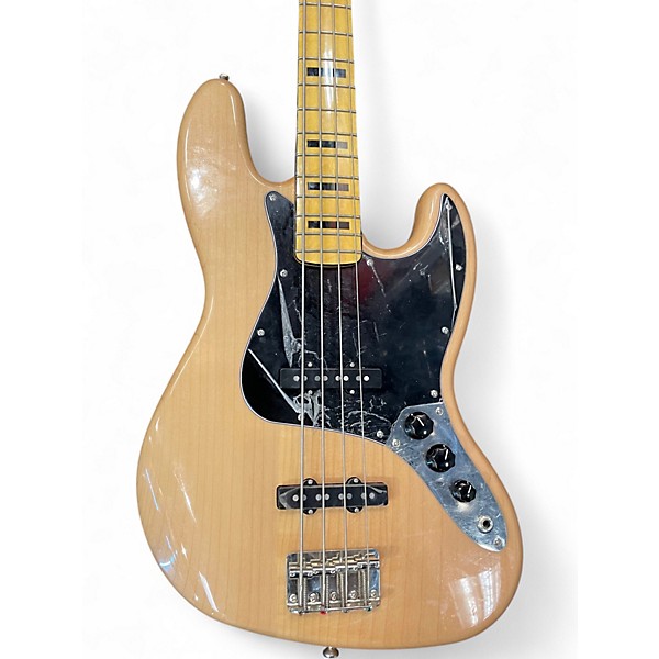 Used Squier Classic Vibe 70s Jazz Bass Natural Electric Bass Guitar