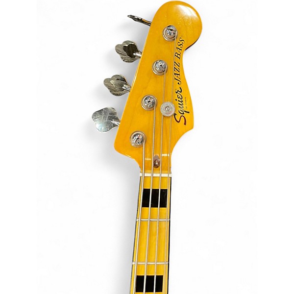 Used Squier Classic Vibe 70s Jazz Bass Natural Electric Bass Guitar