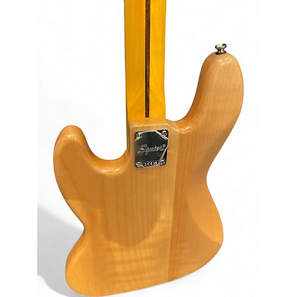 Used Squier Classic Vibe 70s Jazz Bass Natural Electric Bass Guitar