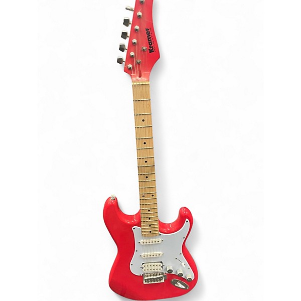 Used Kramer FOCUS VT-211S Atomic Pink Solid Body Electric Guitar