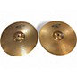 Used Paiste 14in 502 Plus Hi Hat Pair Cymbal thumbnail