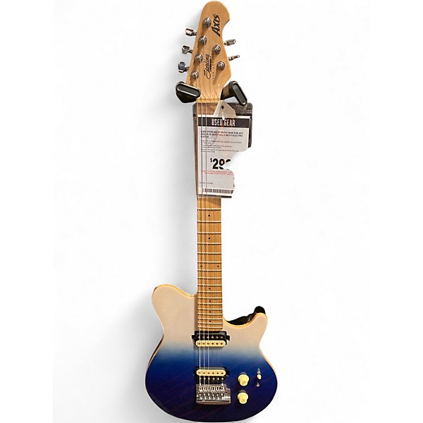 Used Sterling by Music Man Sub AX3 Axis Blue Burst Solid Body Electric Guitar