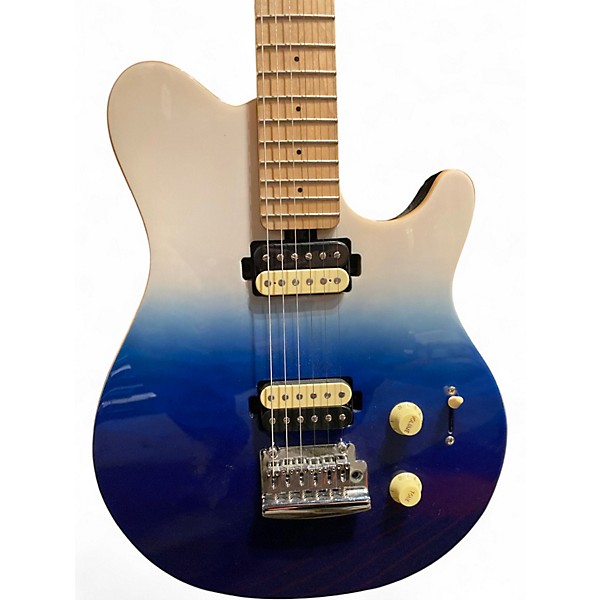 Used Sterling by Music Man Sub AX3 Axis Blue Burst Solid Body Electric Guitar