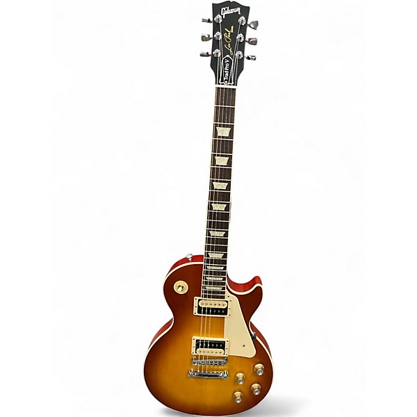 Used 2019 Gibson LES PAUL TRADITIONAL PRO V Iced Tea Solid Body Electric Guitar