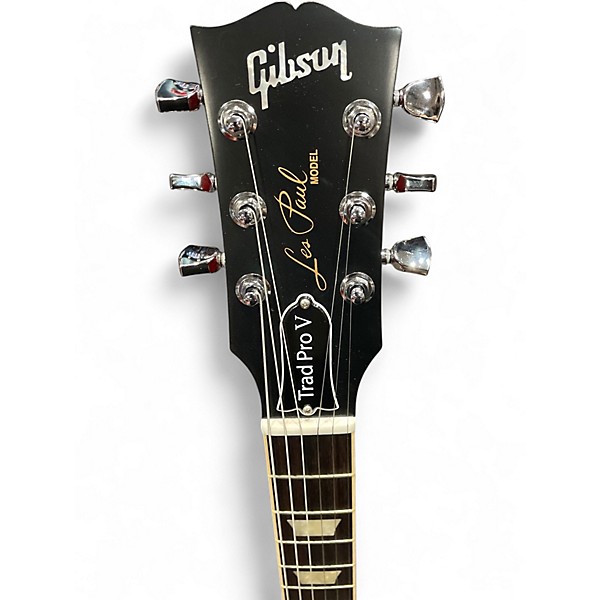 Used 2019 Gibson LES PAUL TRADITIONAL PRO V Iced Tea Solid Body Electric Guitar