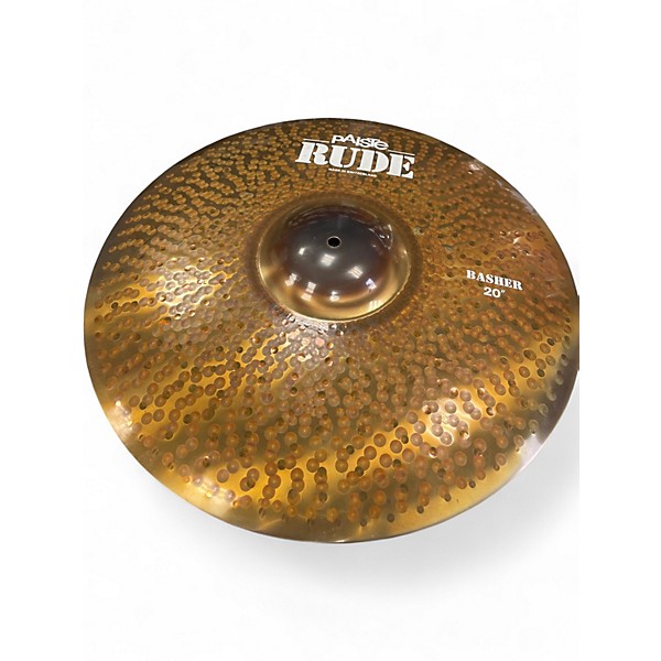 Used Paiste 20in RUDE BASHER Cymbal