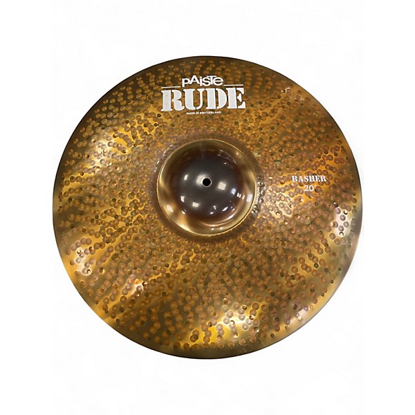 Used Paiste 20in RUDE BASHER Cymbal