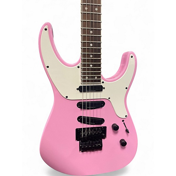 Used Jackson SL4X Pink Solid Body Electric Guitar