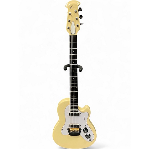 Used Ovation Viper White Solid Body Electric Guitar
