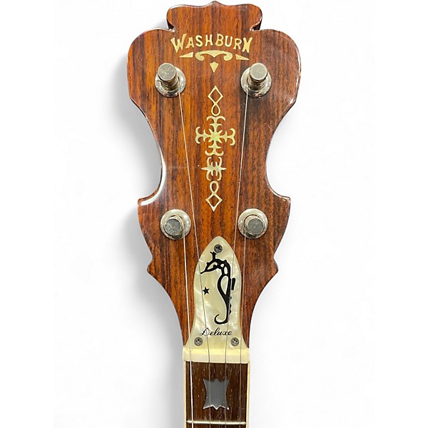 Used Washburn Deluxe Banjo Natural Banjo