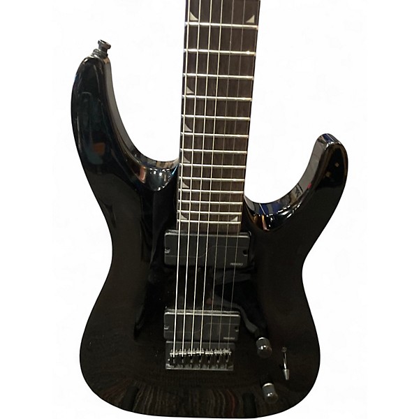 Used Jackson JS22-7 Black Solid Body Electric Guitar