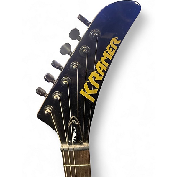 Used Kramer Striker Trans Black Solid Body Electric Guitar