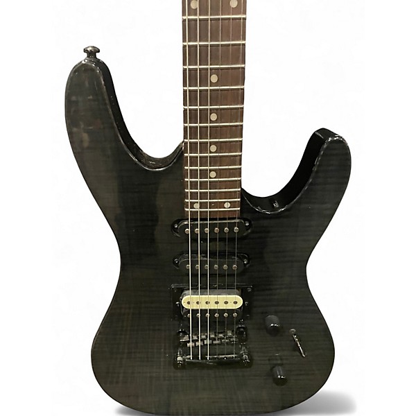 Used Kramer Striker Trans Black Solid Body Electric Guitar