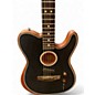Used Fender Acoustasonic Player Telecaster Black Acoustic Electric Guitar
