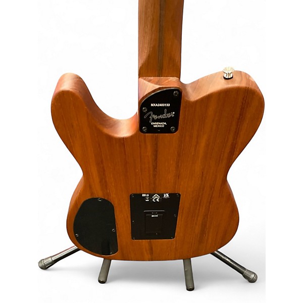 Used Fender Acoustasonic Player Telecaster Black Acoustic Electric Guitar