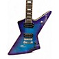 Used Firefly CLASSIC Blue Burst Solid Body Electric Guitar