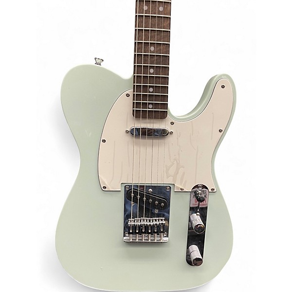 Used Squier FSR Bullet Telecaster Surf Green Solid Body Electric Guitar