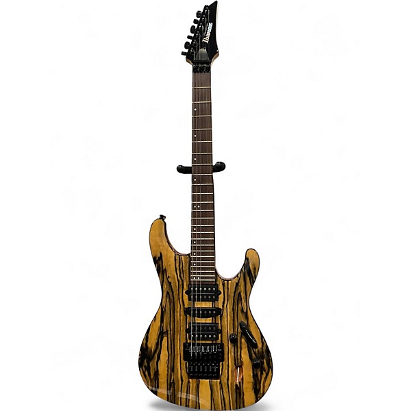 Used Ibanez S6570BWE-NT Worn Natural Solid Body Electric Guitar