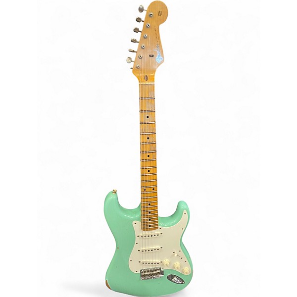 Used 2023 Fender B2 Ltd Fat '50S Stratocaster Relic Seafoam Green Solid Body Electric Guitar