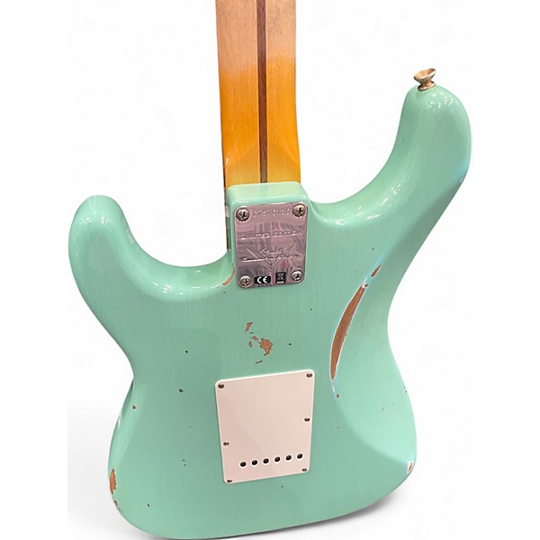 Used 2023 Fender B2 Ltd Fat '50S Stratocaster Relic Seafoam Green Solid Body Electric Guitar