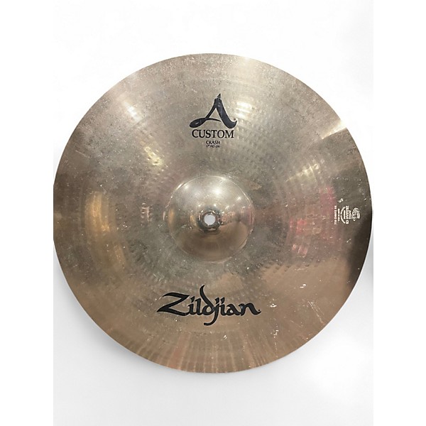 Used Zildjian 17in A Custom Crash Cymbal