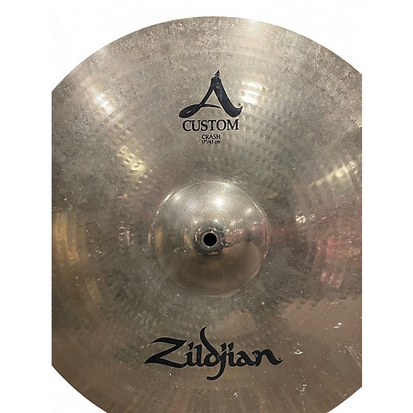 Used Zildjian 17in A Custom Crash Cymbal