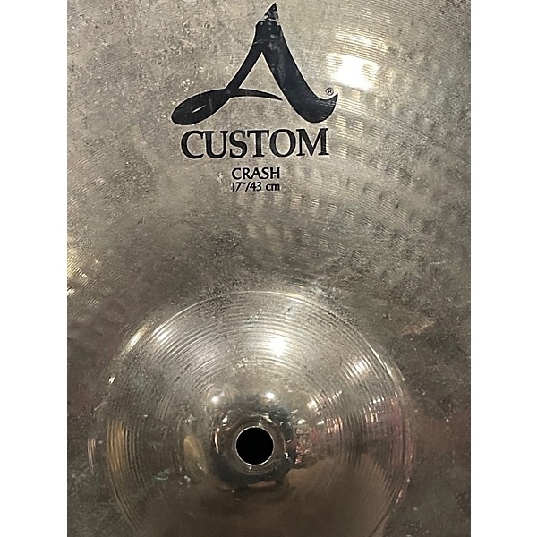 Used Zildjian 17in A Custom Crash Cymbal