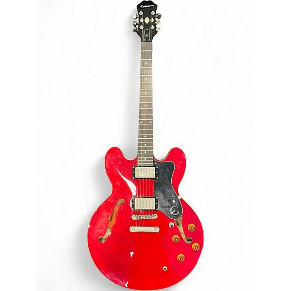 Used Epiphone Dot Candy Apple Red Hollow Body Electric Guitar