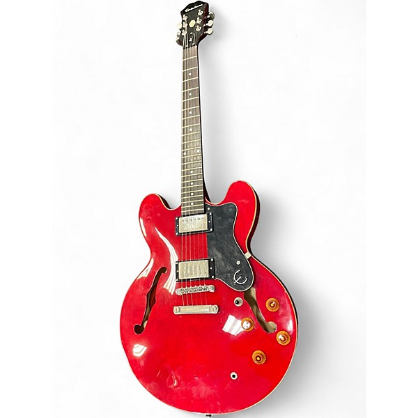 Used Epiphone Dot Candy Apple Red Hollow Body Electric Guitar