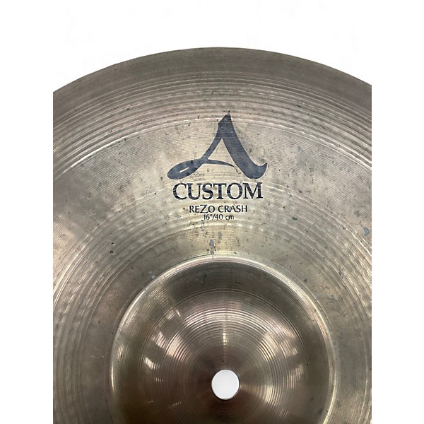 Used Zildjian 16in A Custom Rezo Crash Cymbal