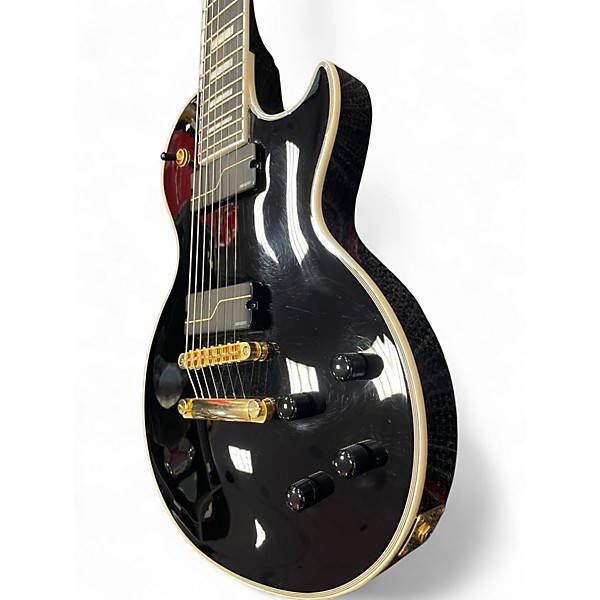 Used Epiphone MKH ORIGINS CUSTOMS 7 STRING Black Solid Body Electric Guitar