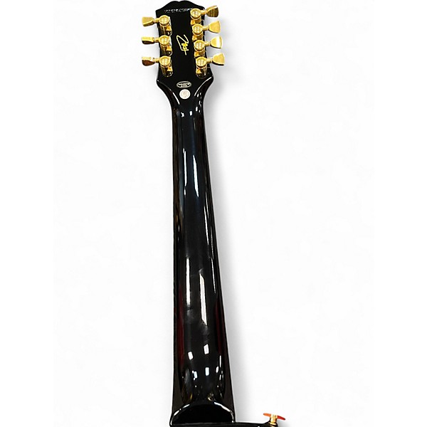 Used Epiphone MKH ORIGINS CUSTOMS 7 STRING Black Solid Body Electric Guitar