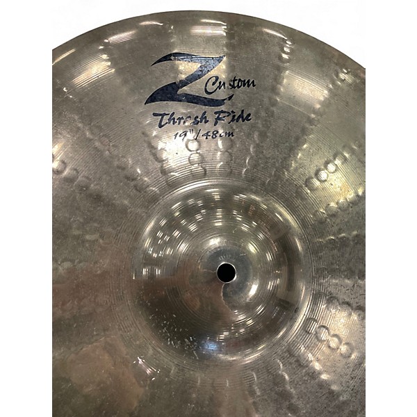 Used Zildjian 19in Z Custom Thrash Ride Cymbal