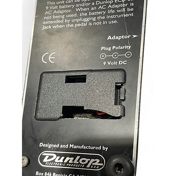 Used Dunlop GCB95 Original Crybaby Wah Effect Pedal