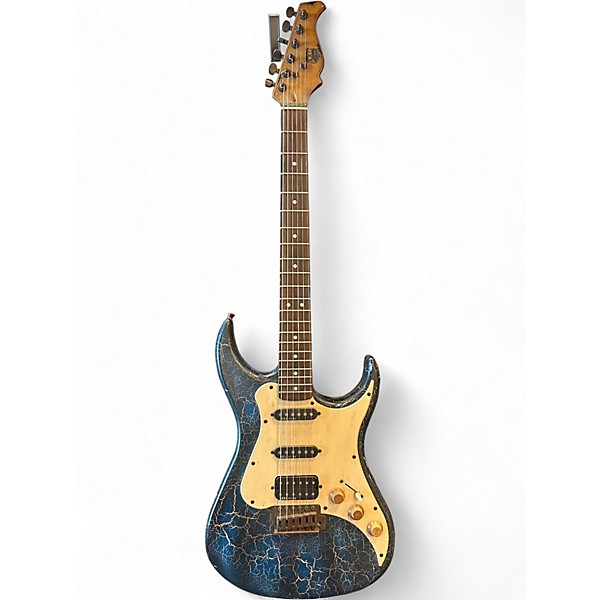 Vintage 2000 AXL Badwater SRO Blue Solid Body Electric Guitar