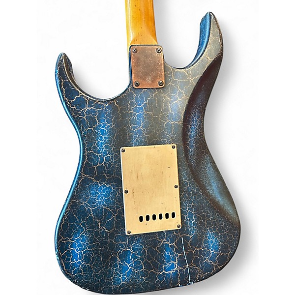 Vintage 2000 AXL Badwater SRO Blue Solid Body Electric Guitar