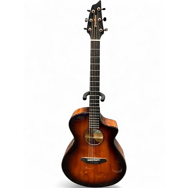 Used Breedlove Pursuit Concert Tiger Eye Acoustic Electric Guitar
