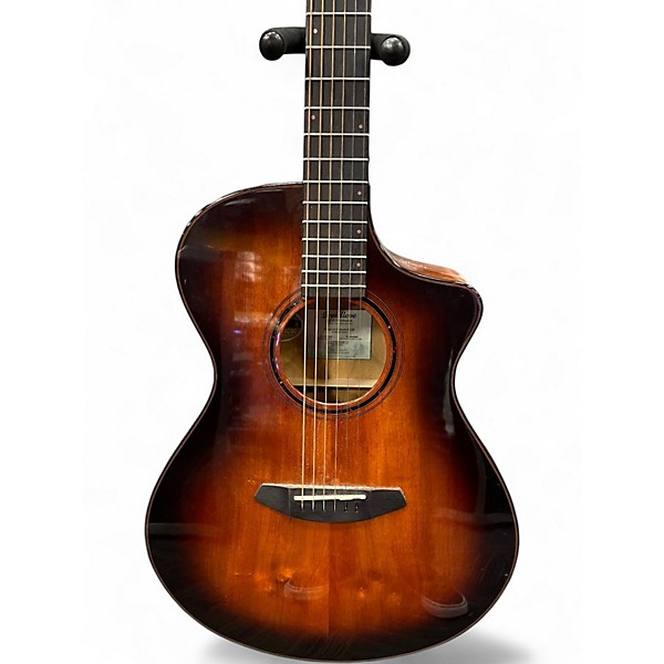 Used Breedlove Pursuit Concert Tiger Eye Acoustic Electric Guitar