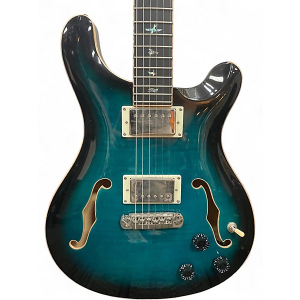 Used PRS SE HOLLOWBODY II PIEZO Blue Hollow Body Electric Guitar