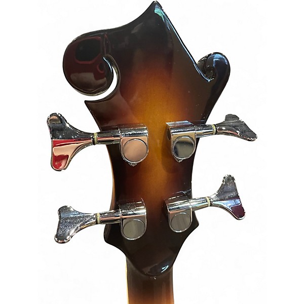 Used Morgan Monroe Mando Bass 3 Color Sunburst Electric Bass Guitar