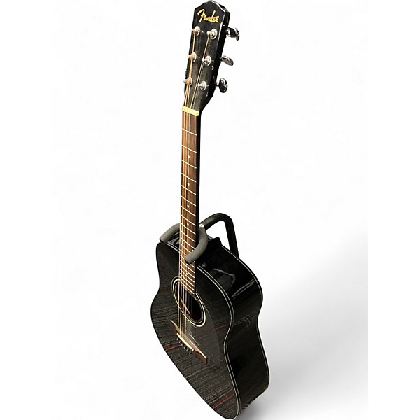 Used Fender CD60 Dreadnought Black Acoustic Guitar