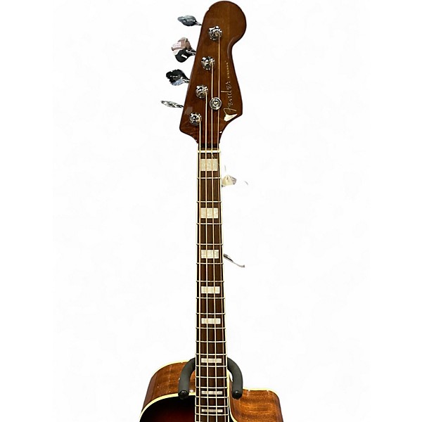 Used Fender Kingman Acoustic Electric Bass Sunburst Acoustic Bass Guitar