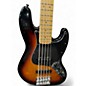 Used Fender Deluxe Active Jazz Bass V 5 String 2 Color Sunburst Electric Bass Guitar