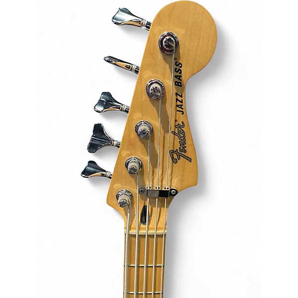 Used Fender Deluxe Active Jazz Bass V 5 String 2 Color Sunburst Electric Bass Guitar