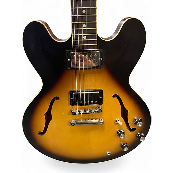 Used Gibson ES335 Satin Tobacco Sunburst Hollow Body Electric Guitar