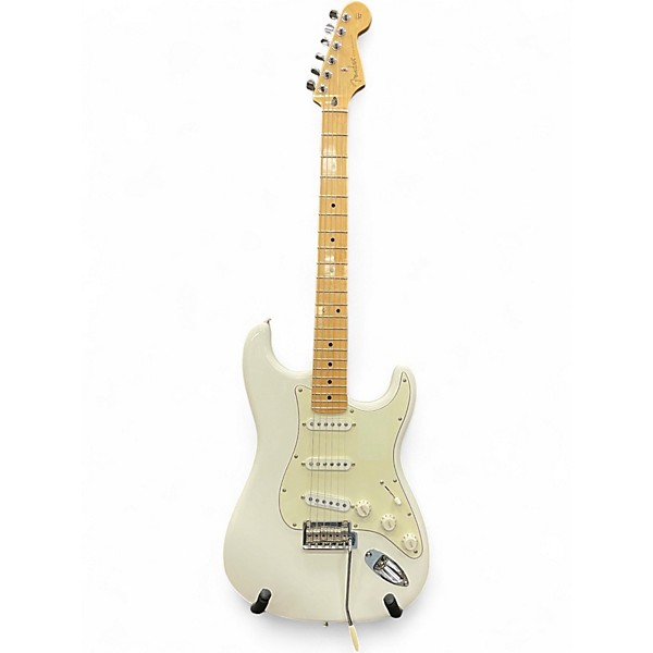 Used Fender player stratocaster sss Olympic White Solid Body Electric Guitar