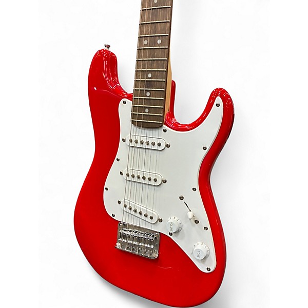 Used Squier Mini Affinity Stratocaster Red Electric Guitar