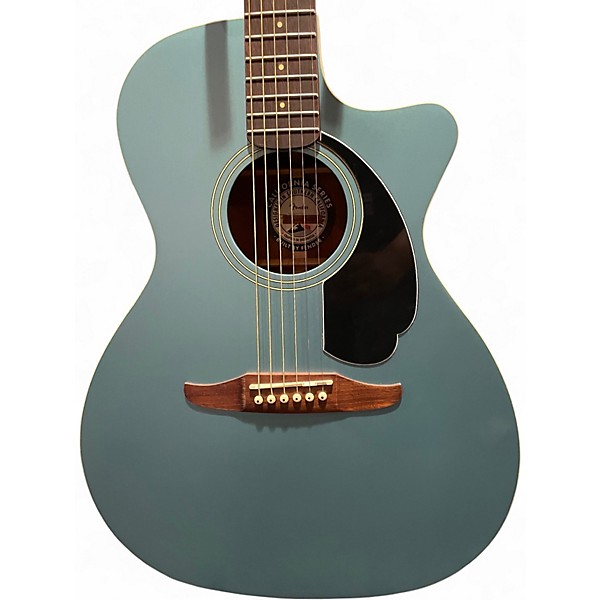 Used Fender California Newporter Player Acoustic-Electric Guitar Ocean Turquoise Acoustic Electric Guitar
