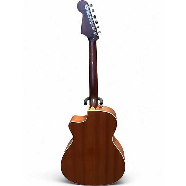 Used Fender California Newporter Player Acoustic-Electric Guitar Ocean Turquoise Acoustic Electric Guitar